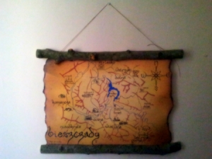 bieszczady mapa nieodkryte bieszczady 