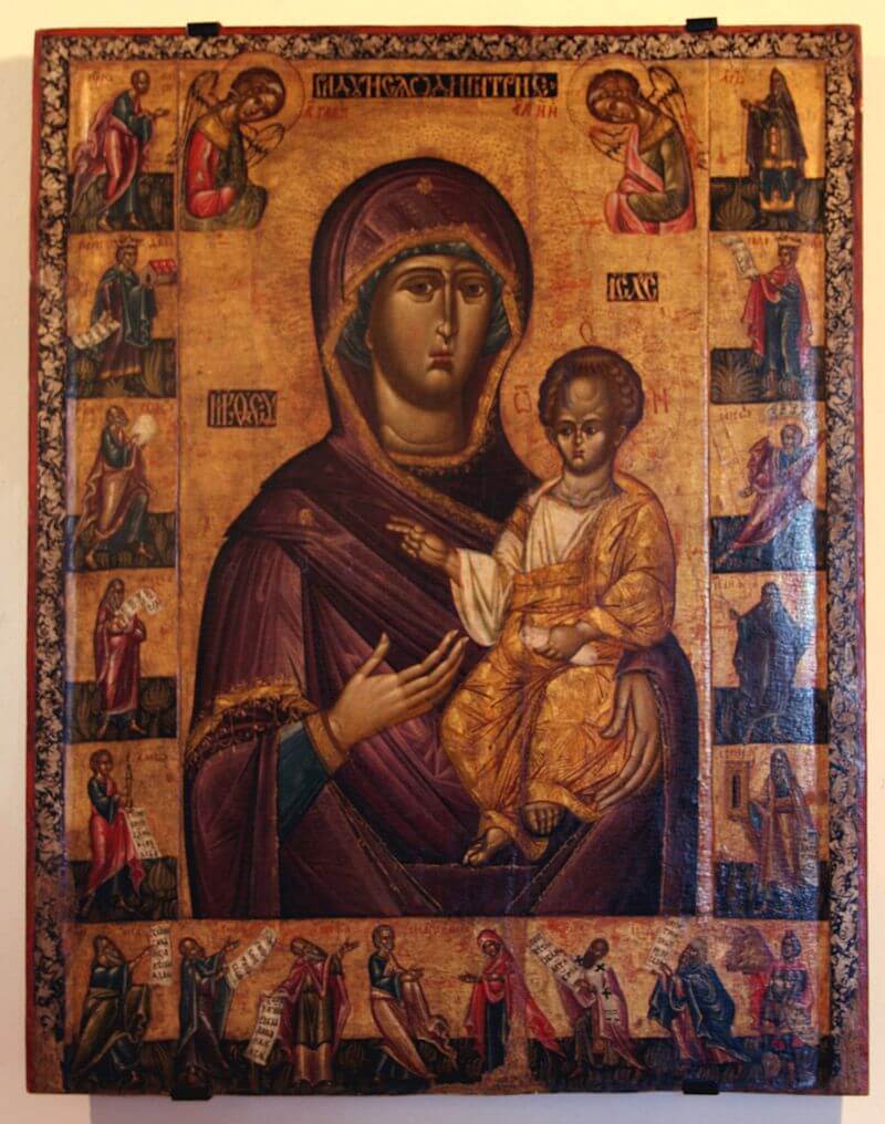 2018 04 09 bieszczadzki przewodnik paniszczow XVI wieczna ikona Matki Bozej Hodegetrii z Paniszczowa