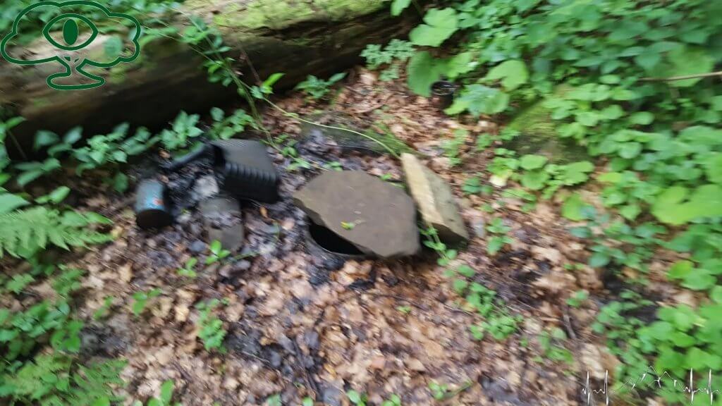 Kopalnie Ropy naftowej w Bieszczadach- kopanka ropy naftowej w Bieszczadach szyb 3