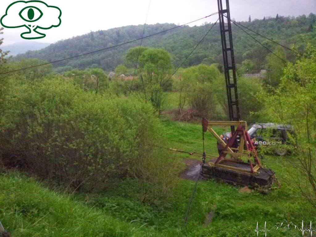 Kopalnie Ropy naftowej w Bieszczadach- nieczynny kiwon