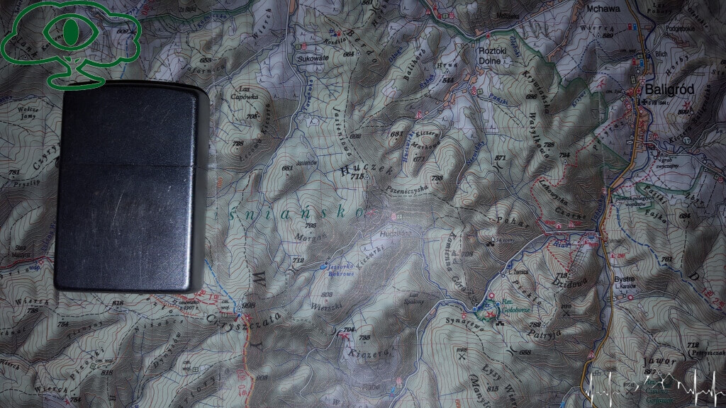 Mapa Bieszczad - Porównanie