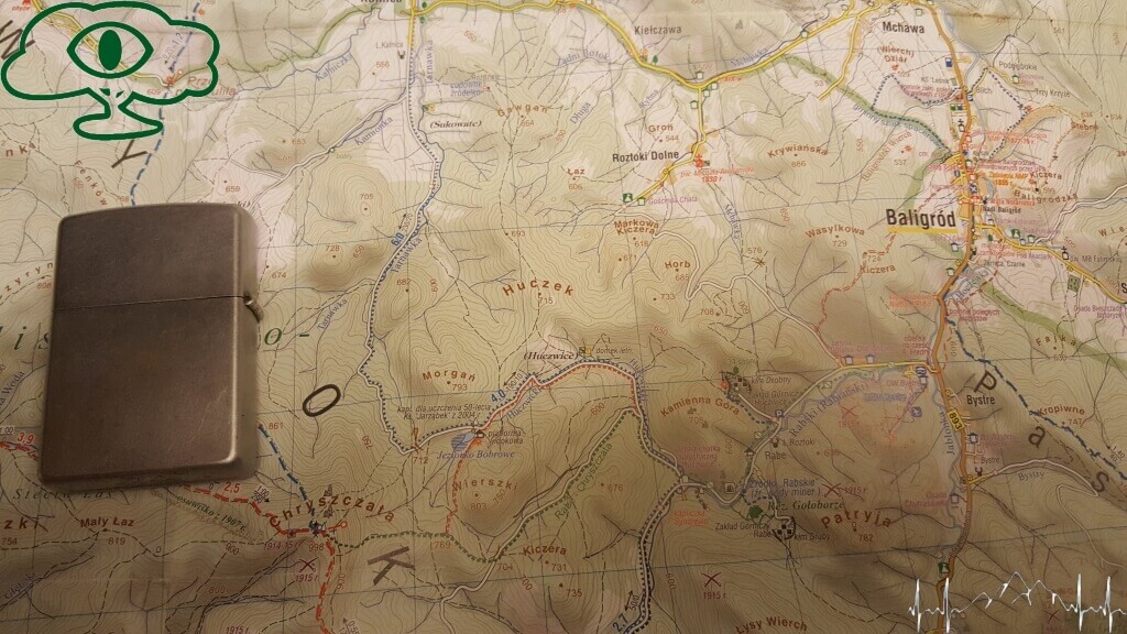 Mapa Bieszczad: Compass - porownanie