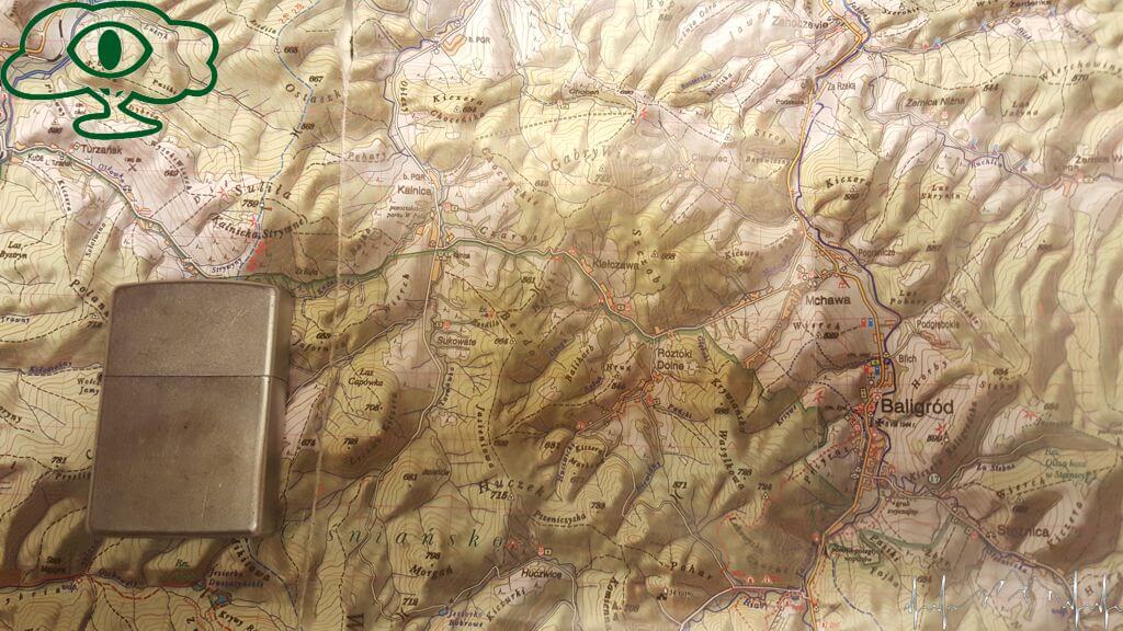 mapa bieszczad ruthenus 2010/11