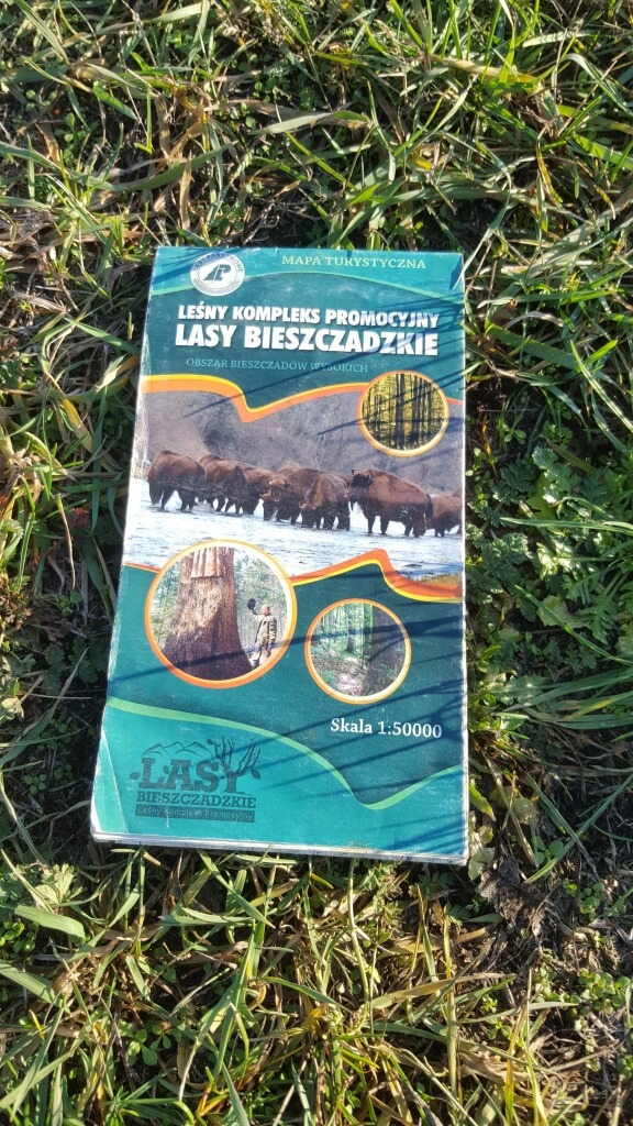 Mapa Bieszczad: LP Leśny Kompleks Promocyjny LASY BIESZCZADZKIE