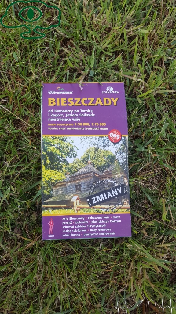 Mapa Bieszczad: Bieszczady od Komańczy po Tarnicę