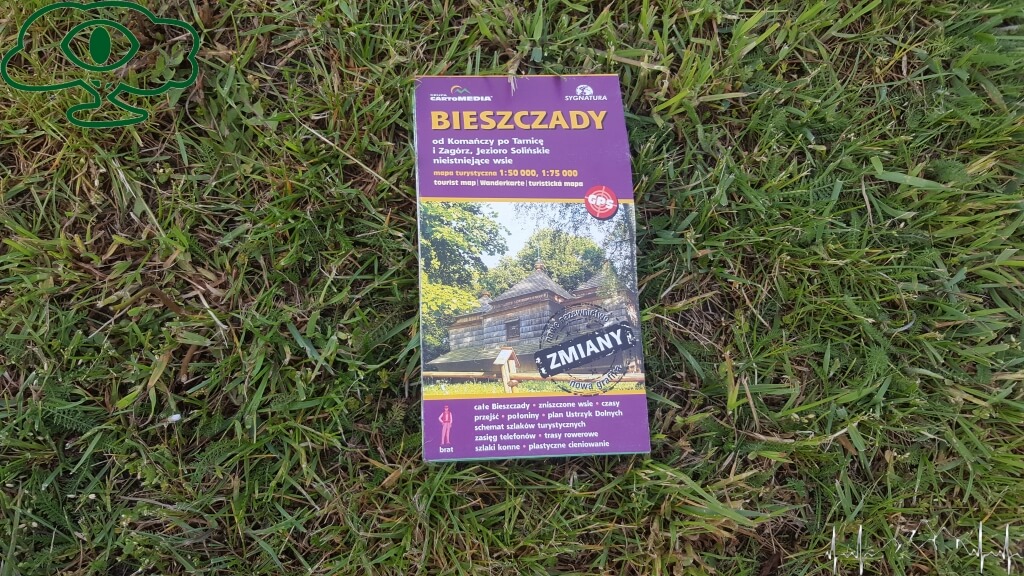 Mapa Bieszczad: Bieszczady od Komańczy po Tarnicę