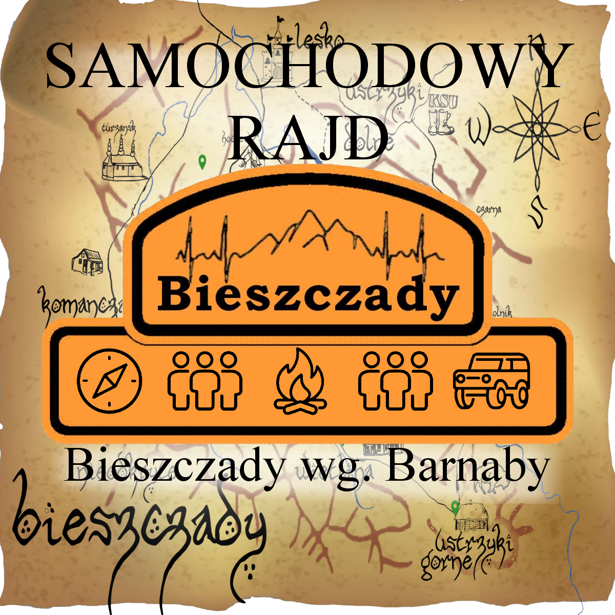Samochodowy Rajd Bieszczady wg. Barnaby