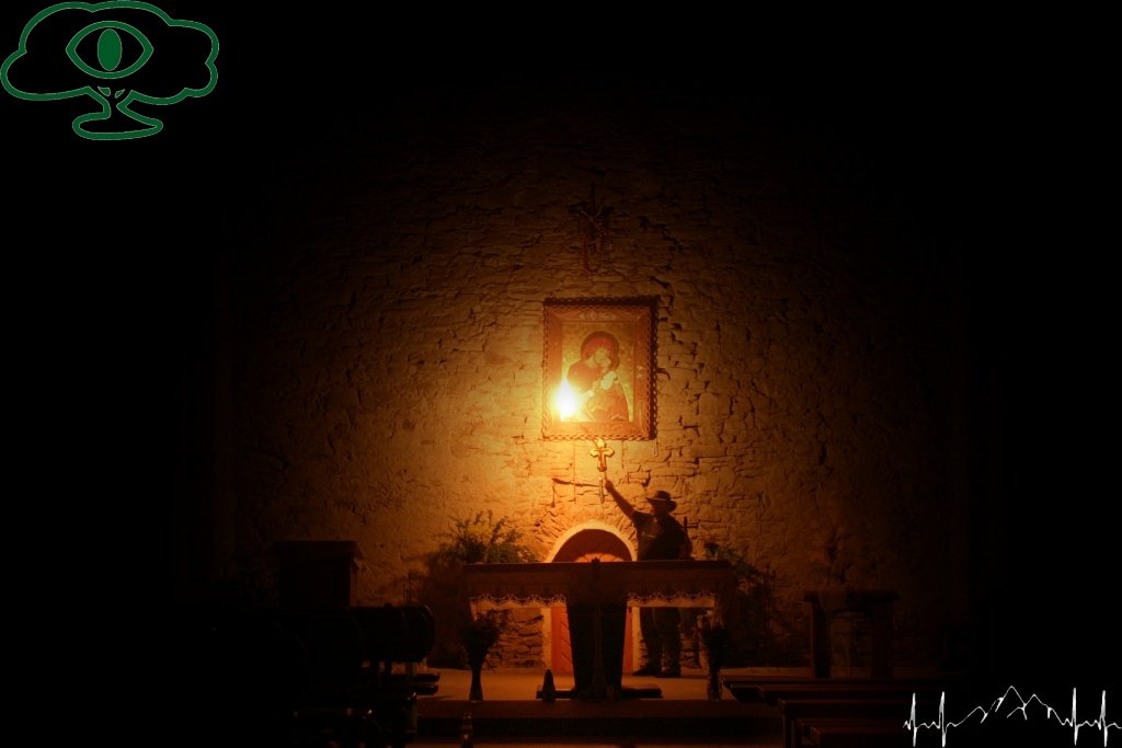 Samochodowy szlak Bieszczady wg Barnaby. Pk 19 Łopienka - w nocy