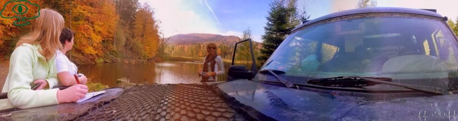 Samochodowy szlak Bieszczady wg Barnaby. Pk 6 Jeziorko Bobrowe na Huczwicach