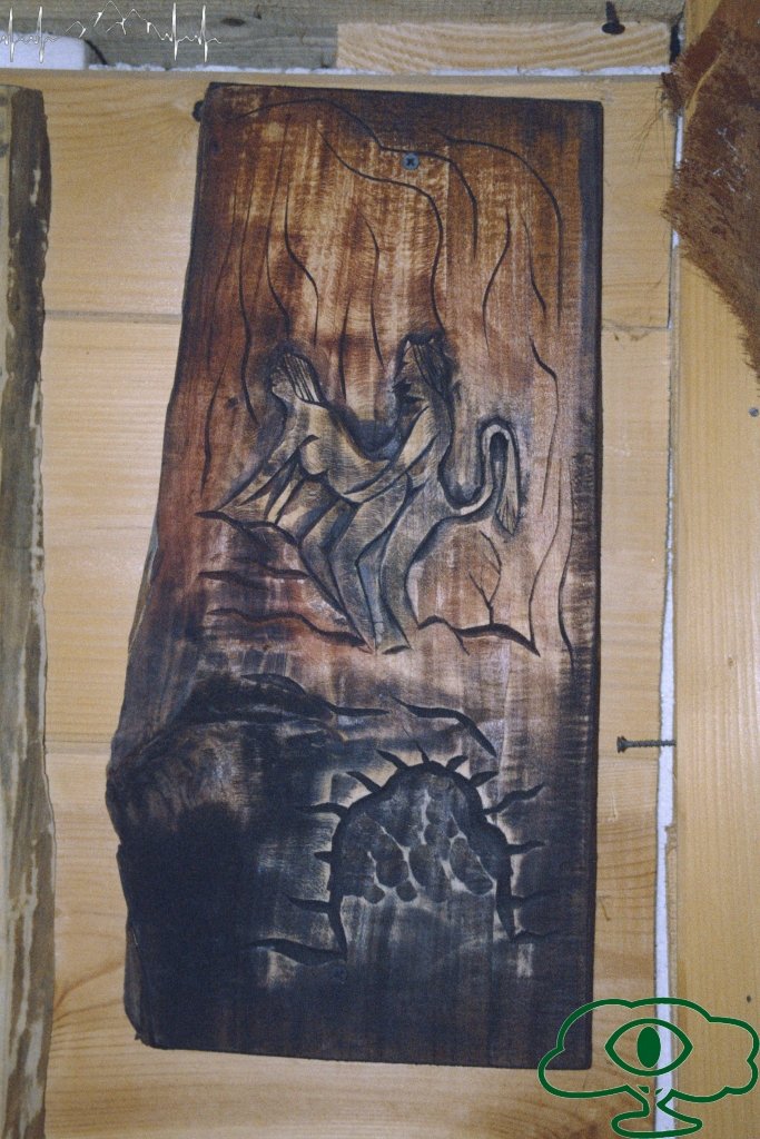 Samochodowy szlak Bieszczady wg Barnaby. Bieszczadzka Atrakcja pk 11: Zagroda Chryszczata- szama z dydkami